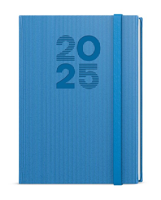 Denní diář 2025 David Vigo A5 modrá -  Autor Neuveden