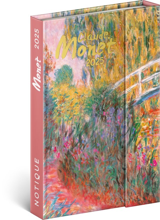 NOTIQUE Týždenný magnetický diár Claude Monet 2025