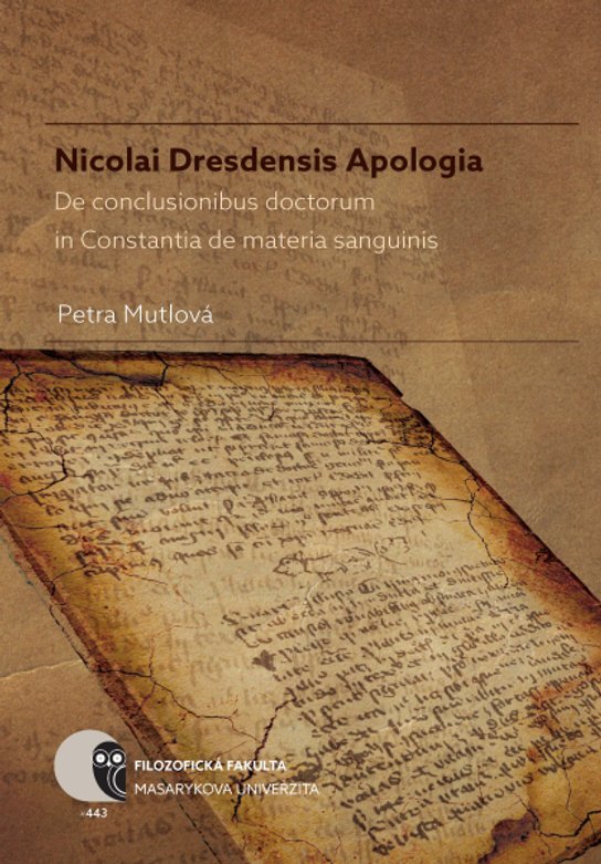 Nicolai Dresdensis Apologia -  Petra Mutlová
