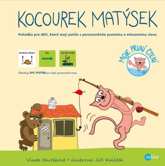 Kocourek Matýsek – s piktogramy -  Vlasta Hurtíková