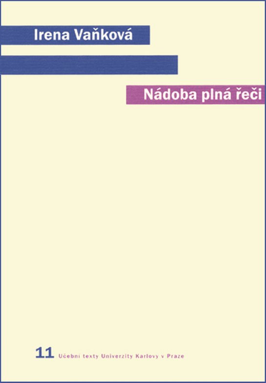 Nádoba plná řeči - Irena Vaňková