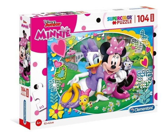 Clementoni puzzle 104 dílků MAXI Minnie Happy Helpers