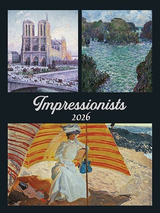 Kalendář 2026 Impressionists, nástěnný