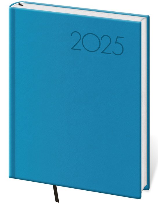Denní diář 2025 B6 Print Pop světle modrý -  Autor Neuveden