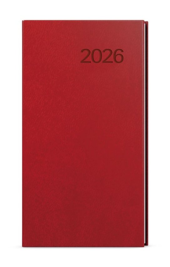 Týdenní diář 2026 Jakub Vivella kapesní bordó