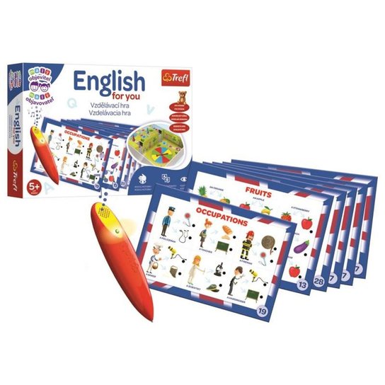 TREFL Malý objevitel English for you + magické pero