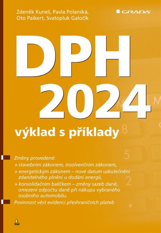 DPH 2024 - výklad s příklady -  Oto Paikert