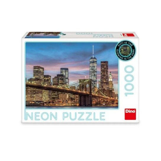 DINO Svítící puzzle New York 1000 dílků