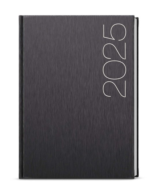 Denní diář 2025 David ForMen A5 Black -  Autor Neuveden