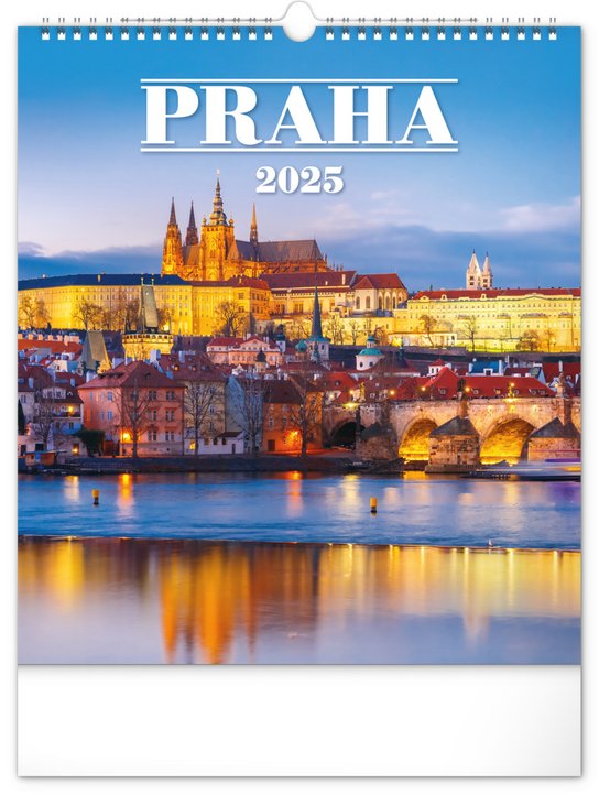 nástěnný Praha 30 × 34 cm 2025