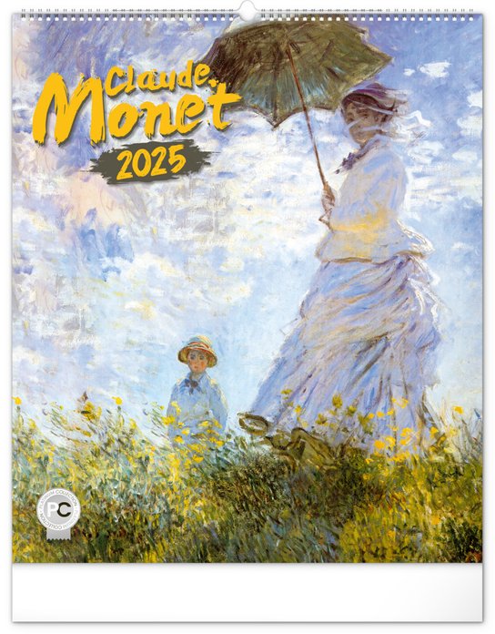 NOTIQUE Nástenný kalendár Claude Monet 2025