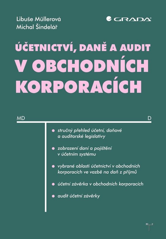Účetnictví, daně a audit v obchodních korporacích -  Michal Šindelář