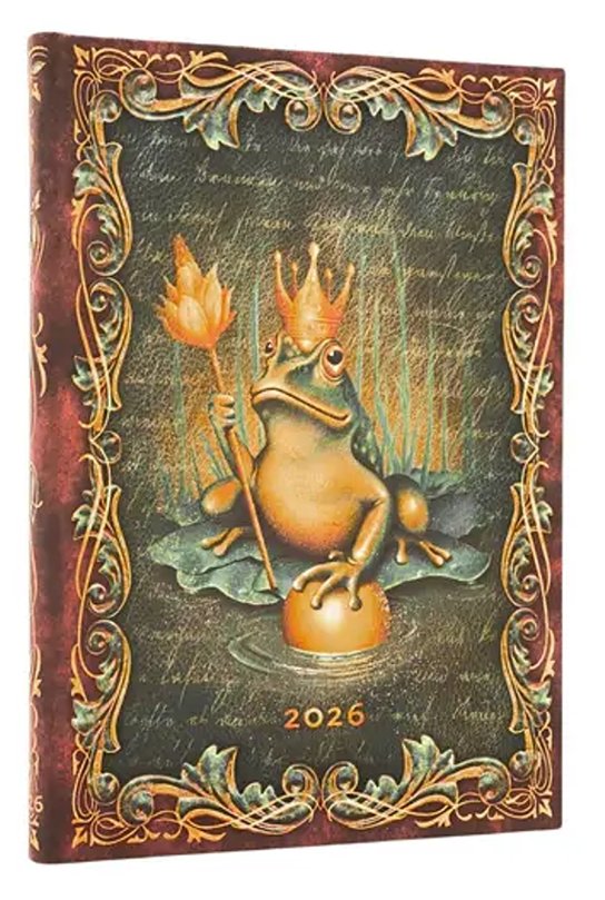 Paperblanks - týždenný diár The Brothers Grimm, Frog Prince 2026