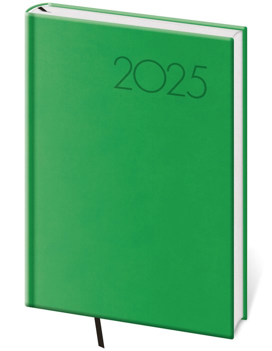 Denní diář 2025 A5 Print Pop světle zelený -  Autor Neuveden