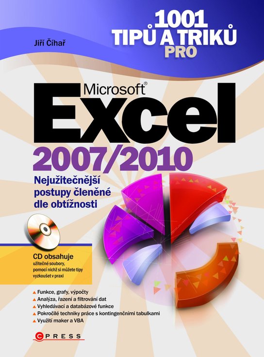 1001 tipů a triků pro MS Excel 2007/2010 -  Jiří Číhař