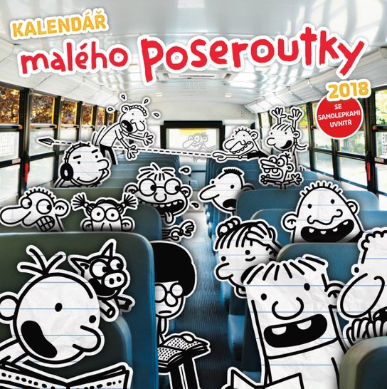Kalendář malého poseroutky 2018 -  Jeff Kinney