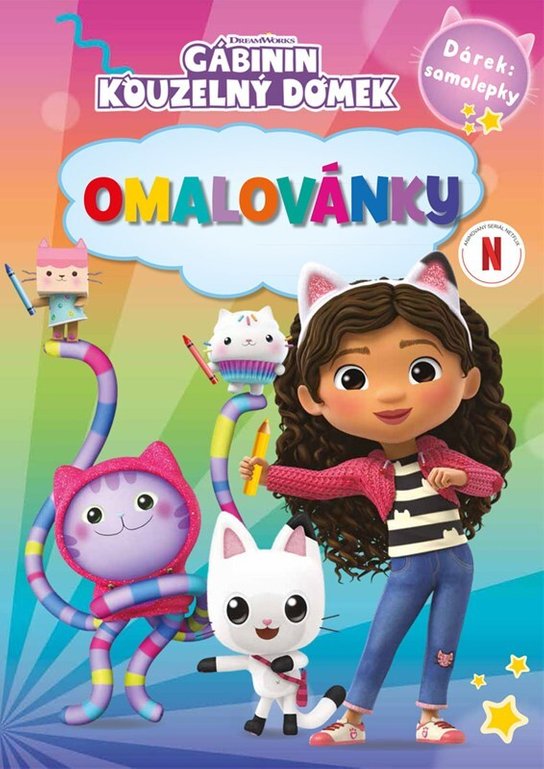 Gábinin kouzelný domek - Omalovánky (Se samolepkami)