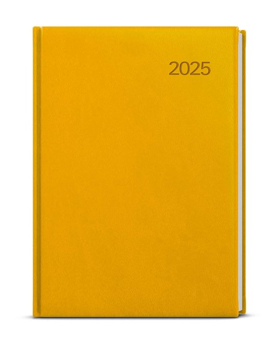 Denní diář 2025 David Vivella A5 okrová -  Autor Neuveden