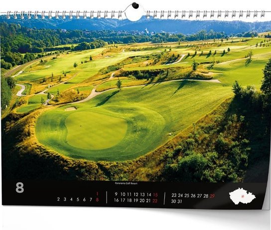 Nástěnný kalendář 2027 Baloušek Golf české resorty