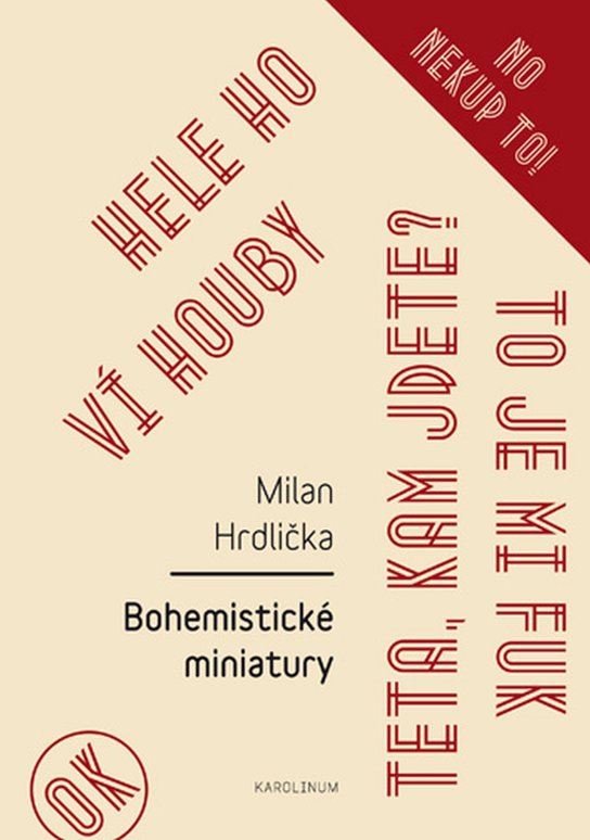 Bohemistické miniatury -  Milan Hrdlička