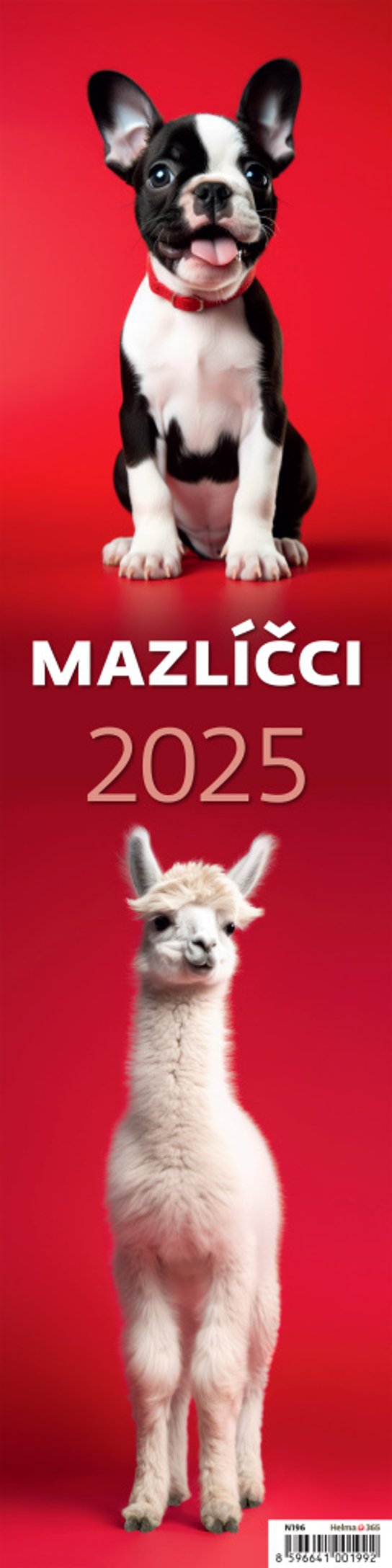 Mazlíčci 2025 - nástěnný kalendář -  Autor Neuveden