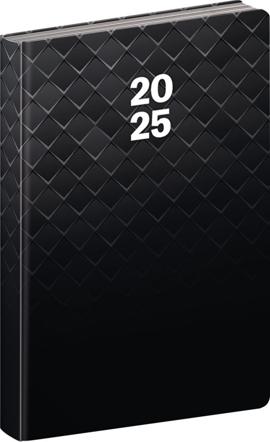 NOTIQUE Denný diár Cambio 2025 - čierny (B6)