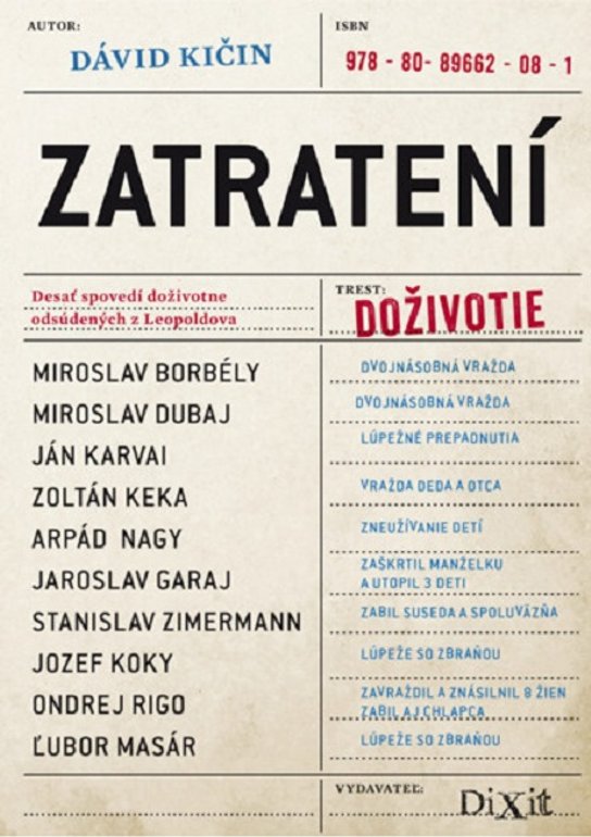 Zatratení -  Dávid Kičin