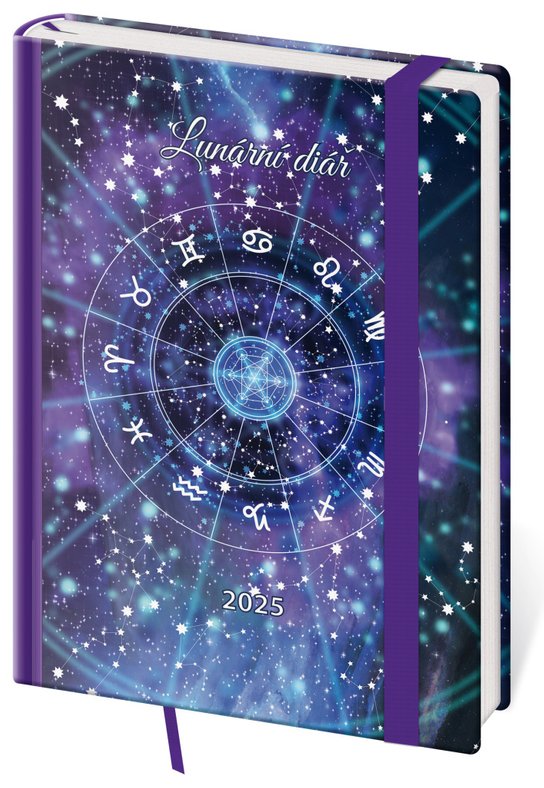 Týdenní diář 2025 B6 Lunární Zodiac -  Autor Neuveden