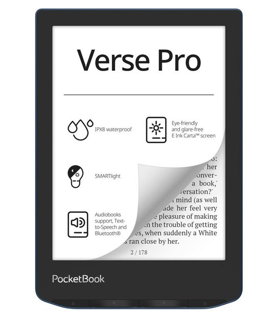 Pocketbook 634 Verse Pro Modrá