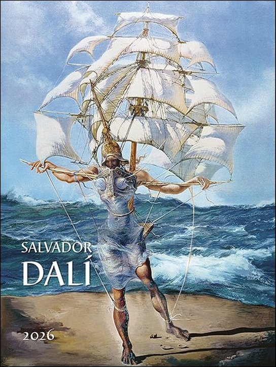 Kalendář 2026 Salvador Dalí, nástěnný