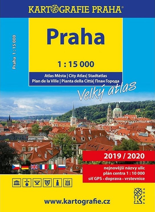 Praha – Velký atlas, 1:15 000