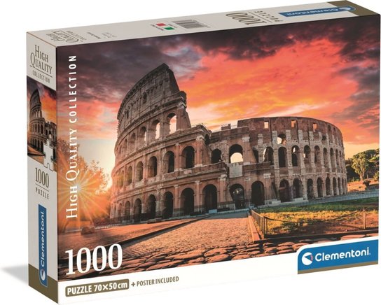 Clementoni - Puzzle 1000 Římský západ slunce
